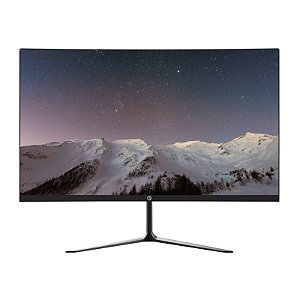 MONITOR LED 23.8 BRAZILPC 24WCF-75 FHD 75Hz ANTIRREFLEXO CURVO R2800 FRAMLESS PRETO WIDESCREEN