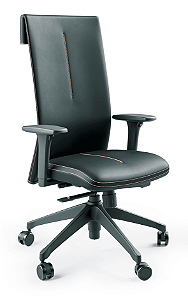 Cadeira Leef (Base Nylon e Braço 4D)