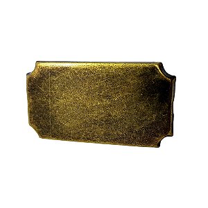 Plaquinha para Bolsa Lisa - Simples (G) - 4,5 cm x 2,5 cm