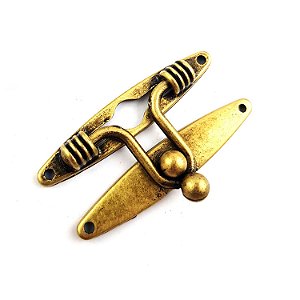 Fecho para Caixa Zamac (Ref. 803)  5,5 cm x 2 cm