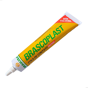 Cola de Contato - BRASCOPLAST | Cola de Sapateiro Bisnaga 75g