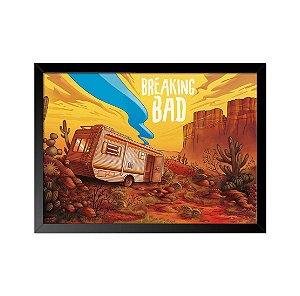 Quadro Poster Breaking Bad Trailler