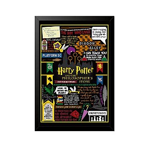 Quadro Poster Harry Potter Quotes
