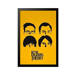 Quadro Poster The Big Bang Theory Rostos