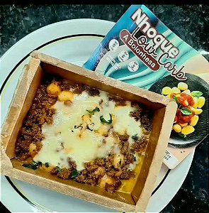 Nhoque a Bolonhesa Low Carb (PACK COM 3 UNIDADES)