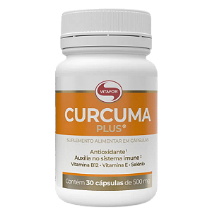 Curcuma Plus 30 Cápsulas Vitafor