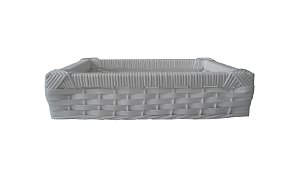 Bandeja Sintética Branca 40x25x10