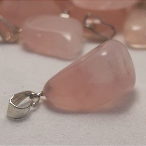 PINGENTE QUARTZO ROSA