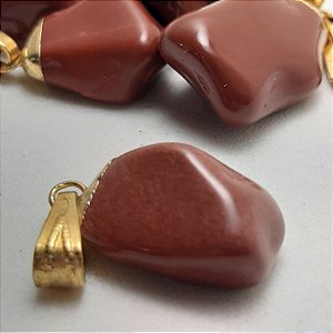 PINGENTE JASPE VERMELHO