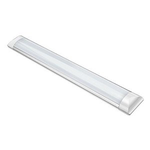 Luminária Linear 240cm LED 72W Sobrepor Slim Retangular Branco Frio 6500K Bivolt