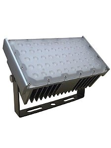 Refletor 50W Modular LED SMD Industrial Branco Frio 6500K IP67 Bivolt