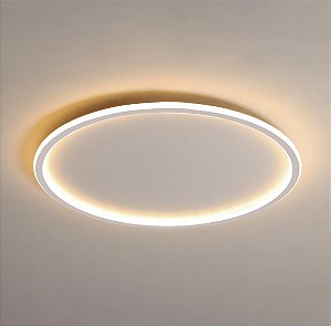 Lustre Plafon LED 28W Telaio 42cm Redondo Branco 3000K Bivolt