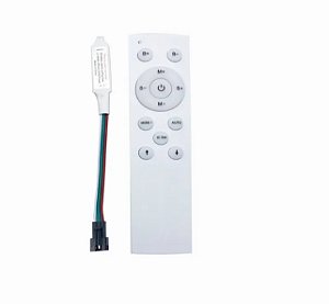 Central Controle Remoto Fita LED Sequencial Efeito Corrida 24V