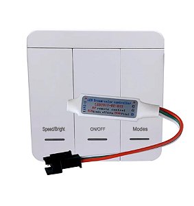 Central Interruptor Fita LED Sequencial Efeito Corrida 24V