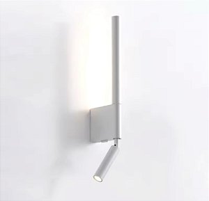 Arandela LED 7W Duplo Interruptor Foco e Luz Difusa Branco 3000K Bivolt