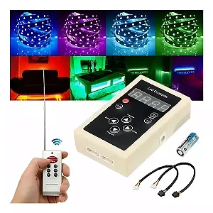 Controladora Fita LED Digital 6803 RGB 328 Efeitos 12V