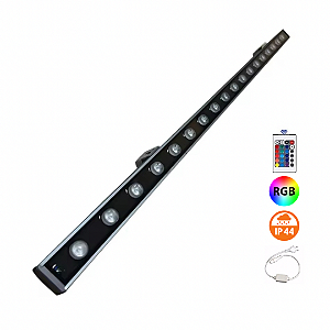 Refletor Ribalta 18 LED’s 24W RGB 1 Metro Controle IR Bivolt IP44