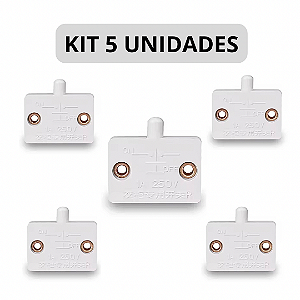KIT 5 Módulo Interruptor de Porta Luz de LED Marcenaria Bivolt
