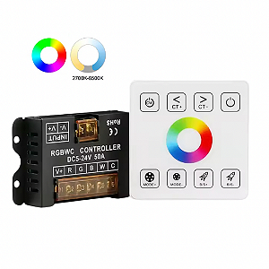 Central Comando RGBWC Controle Touch LED 5-24V 50A