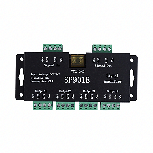 Amplificador de Sinal SP901e Fita LED Digital Endereçada 5-24V