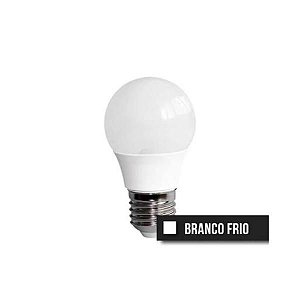 Lampada 3W LED Mini Bulbo Branco Frio 6500K E27 Bivolt