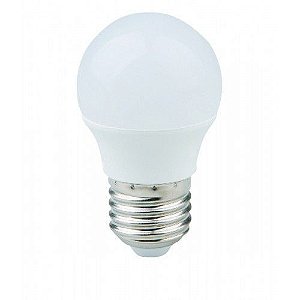 Lampada 5W LED Bulbo Branco Quente 3500K E27 Bivolt