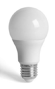 Lampada 9W LED Bulbo Branco Quente 3500K E27 Bivolt