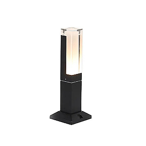 Luminaria 10W LED Poste de Jardim 30cm Balizador 3000K IP66 Bivolt