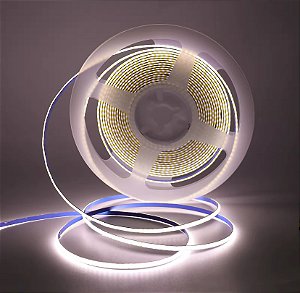 Fita LED COB 3mm 12W 360 LED’s 12V IP20 5 Metros Branco Neutro 4000K