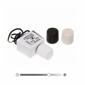 Módulo Dimmer Fita LED Direto Na Rede Ventilador Analógico Branco Bivolt