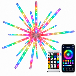 Sputnik LED Natal 100x100 RGB Digital IP44 Smart App Bivolt