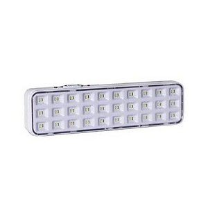 Luminária Emergência 30 LED 2W Recarregavel Branco Frio Bivolt - Planet  Iluminação