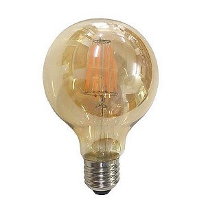 Lampada Filamento LED G80 Bulbo 4W Vintage Retro Industrial Design Filamento E27 2200K