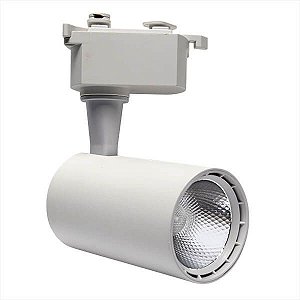 Spot 7W Trilho Eletrificado LED COB BC Branco Quente 3000K Bivolt