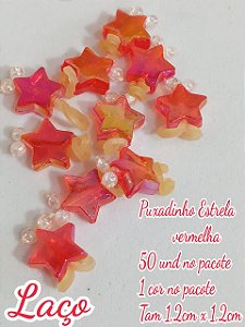 Puxadinho de Estrela Vermelha - 50 Unidades.