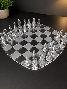 Jogo de Xadrez em Acrílico