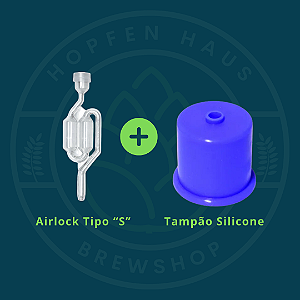 Kit Airlock "S" + Tampão Galão