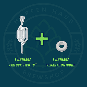 Kit Airlock "S" + Vedante Silicone - 1 unid