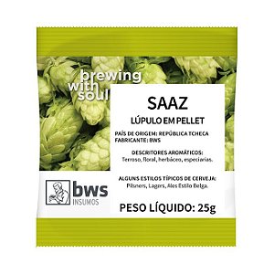 Lúpulo Saaz 25g - Safra 2023