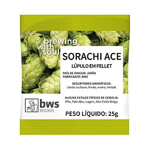 Lúpulo Sorachi Ace 25g - Safra 2017