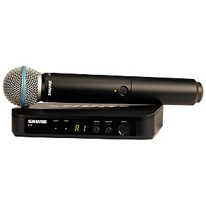 Shure BLX24/B58 Microfone de Mão Sem Fio com Cápsula Beta 58A