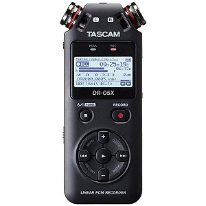 Tascam DR-05X Gravador de Áudio Digital