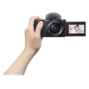 Sony Mirrorless ZV-E10 com lente 16-50mm