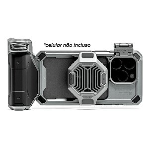 Tilta Khronos Case para iPhone 15 Pro (Cinza Espacial)