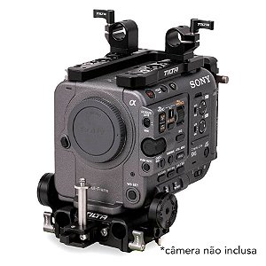 Tilta Câmera Cage Para Sony FX6 com Placa de Bateria V-Mount (Kit Avançado)