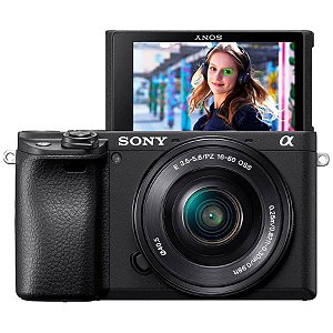 Sony Alpha a6400 Mirrorless com Lente 16-50mm