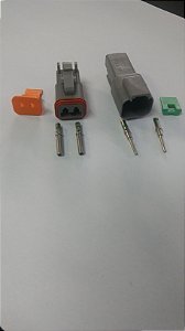 kit Conector Elétrico Deutsch  2 vias