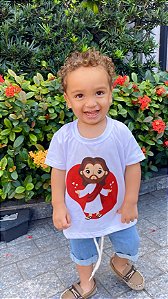 Camiseta Infantil Branca Jesus