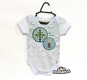 Body para Bebê Medalha de São Bento