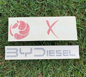 Kit Adesivo BYDiesel + Adesivo BFMGCLUB Pequeno